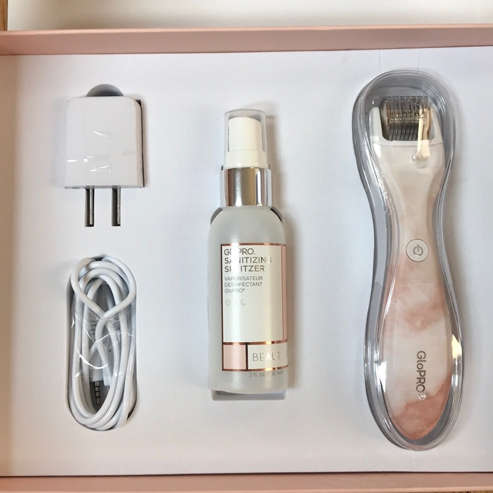 GLOPRO ROSE 🌹 MARBLE MICRONEEDLING KIT